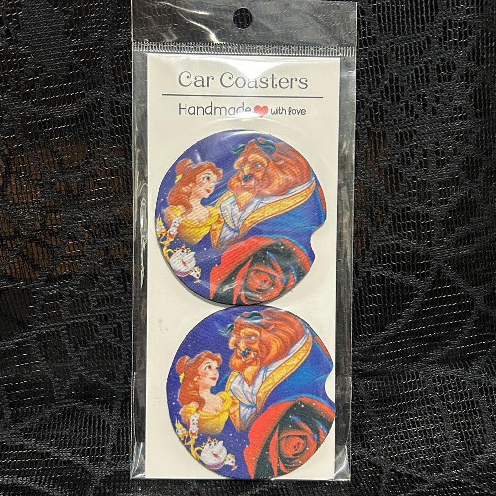 Colorful Car Coasters Set - Picture 3 of 6